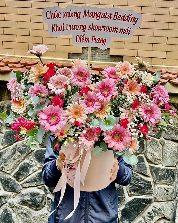 lẵng hoa đồng tiền mừng sinh nhật